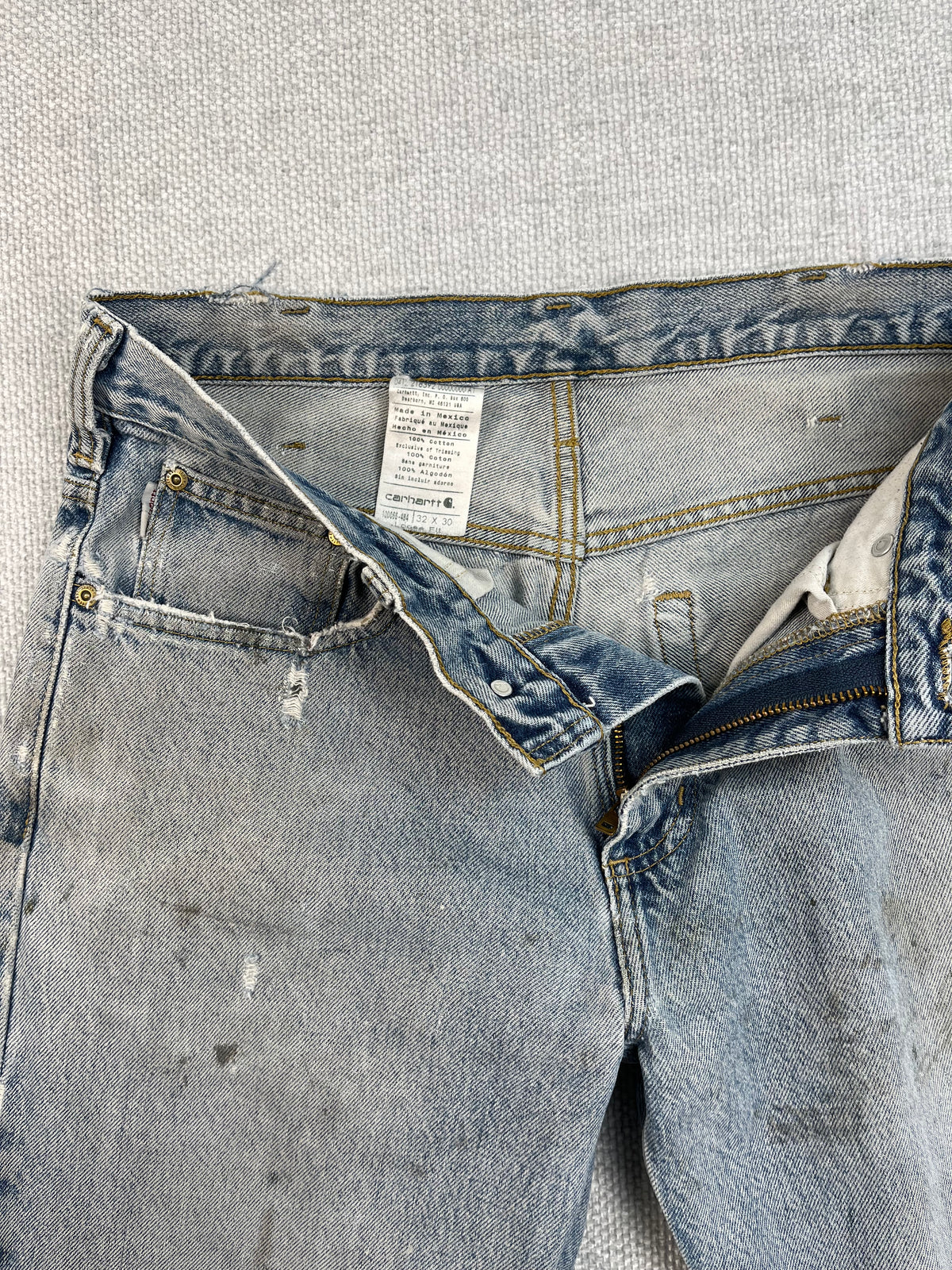 Y2K Carhartt Ripped Jeans 32"