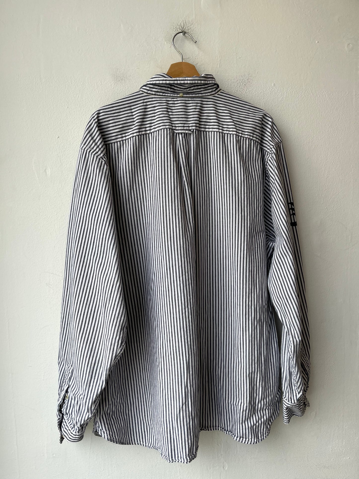 Y2K Striped Button Up Shirt