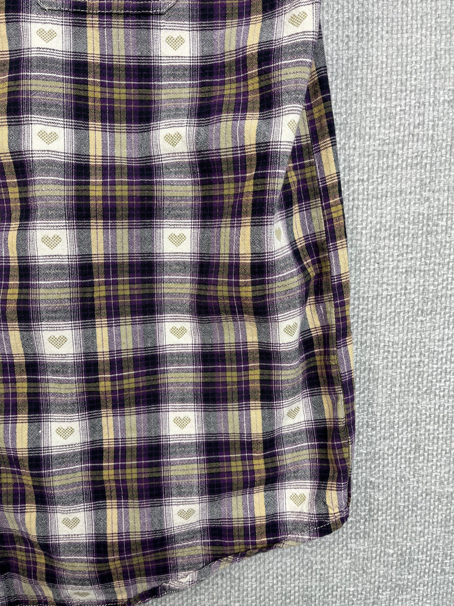 90's Heart Flannel Shirt