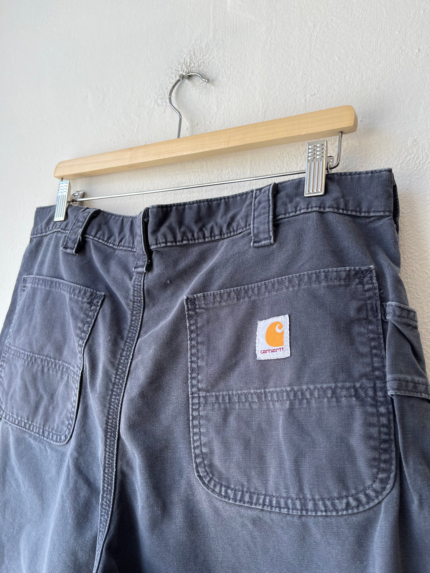 Y2K Navy Carhartt Shorts 35"