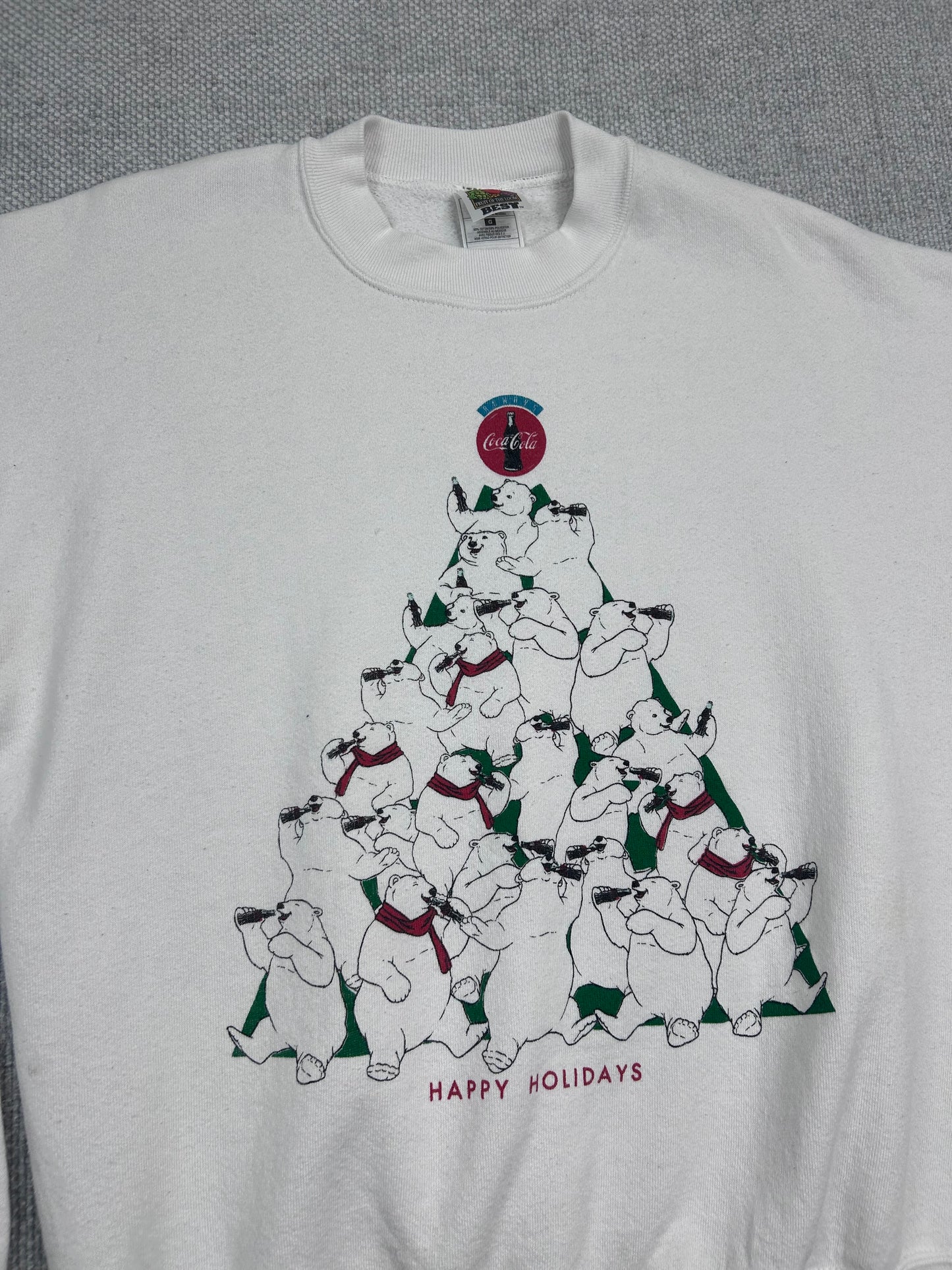 90's Coca Cola Holiday Sweatshirt