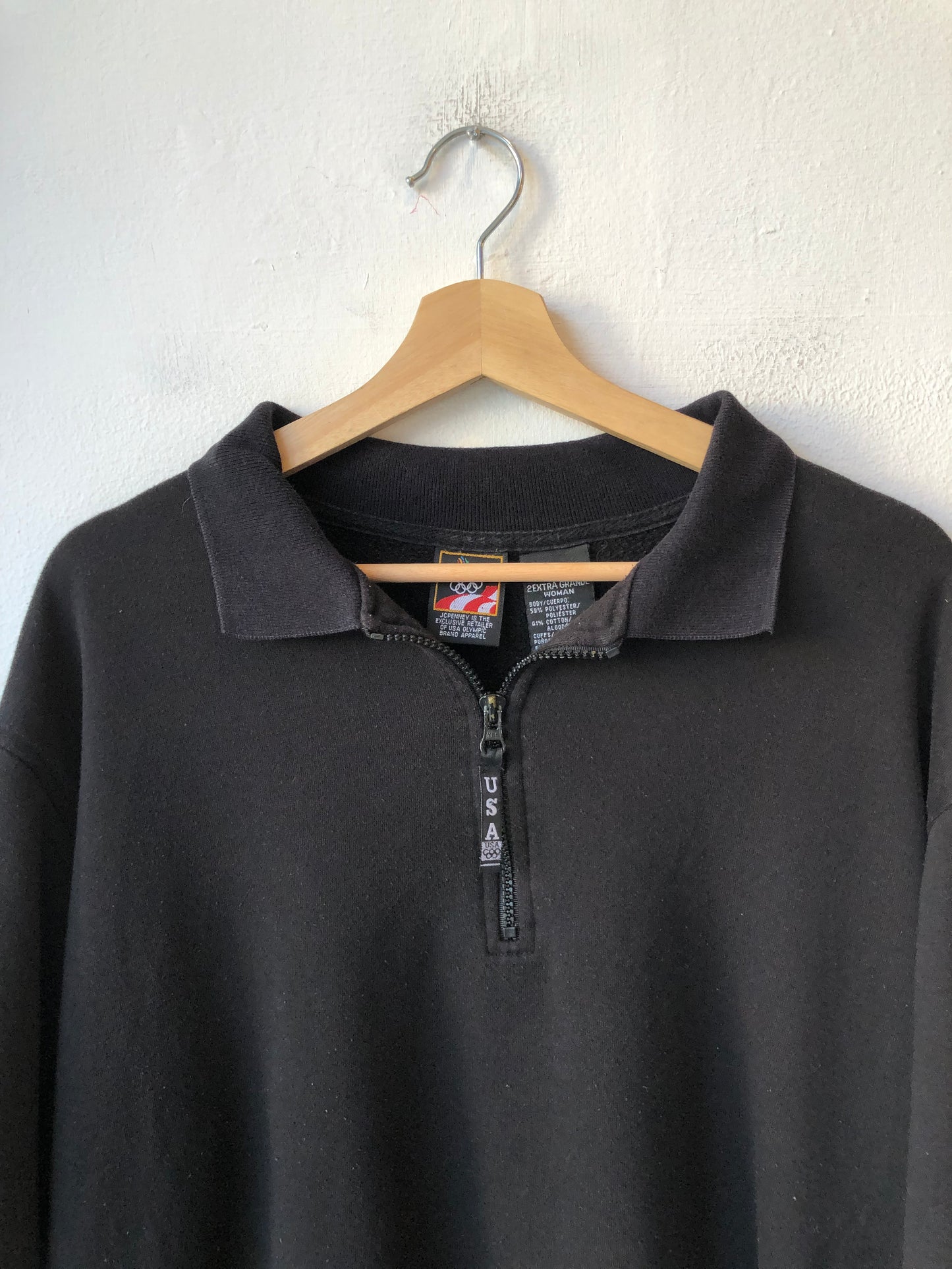 90's Olympics 1/4 Zip Sweater