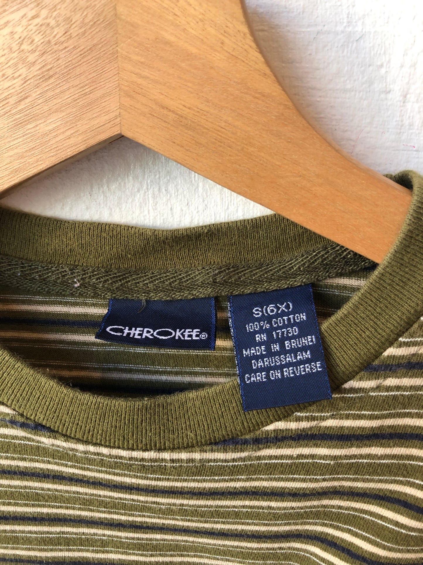 Y2K Striped Baby Tee