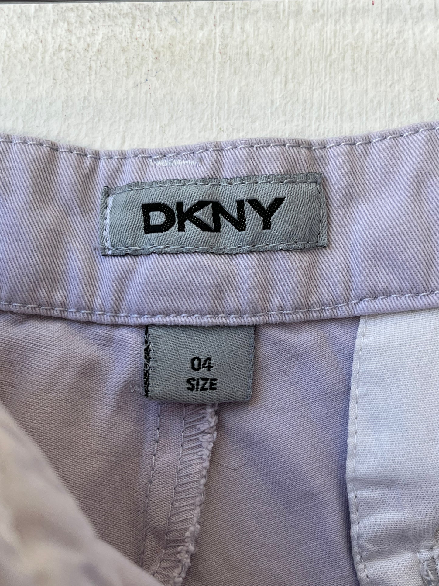 Y2K Gray Cotton Mini Shorts 28"