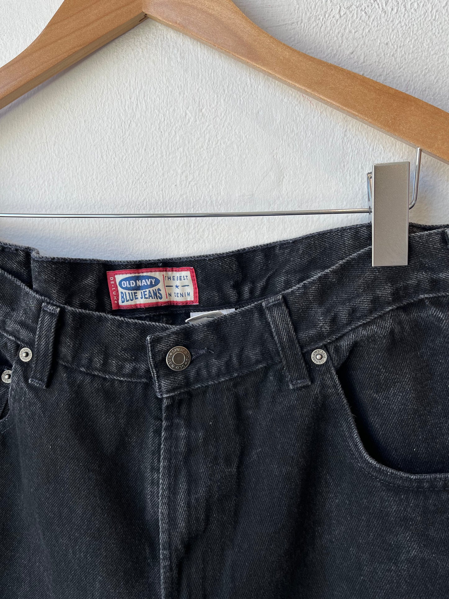 Y2K Old Navy Black Jeans 34"