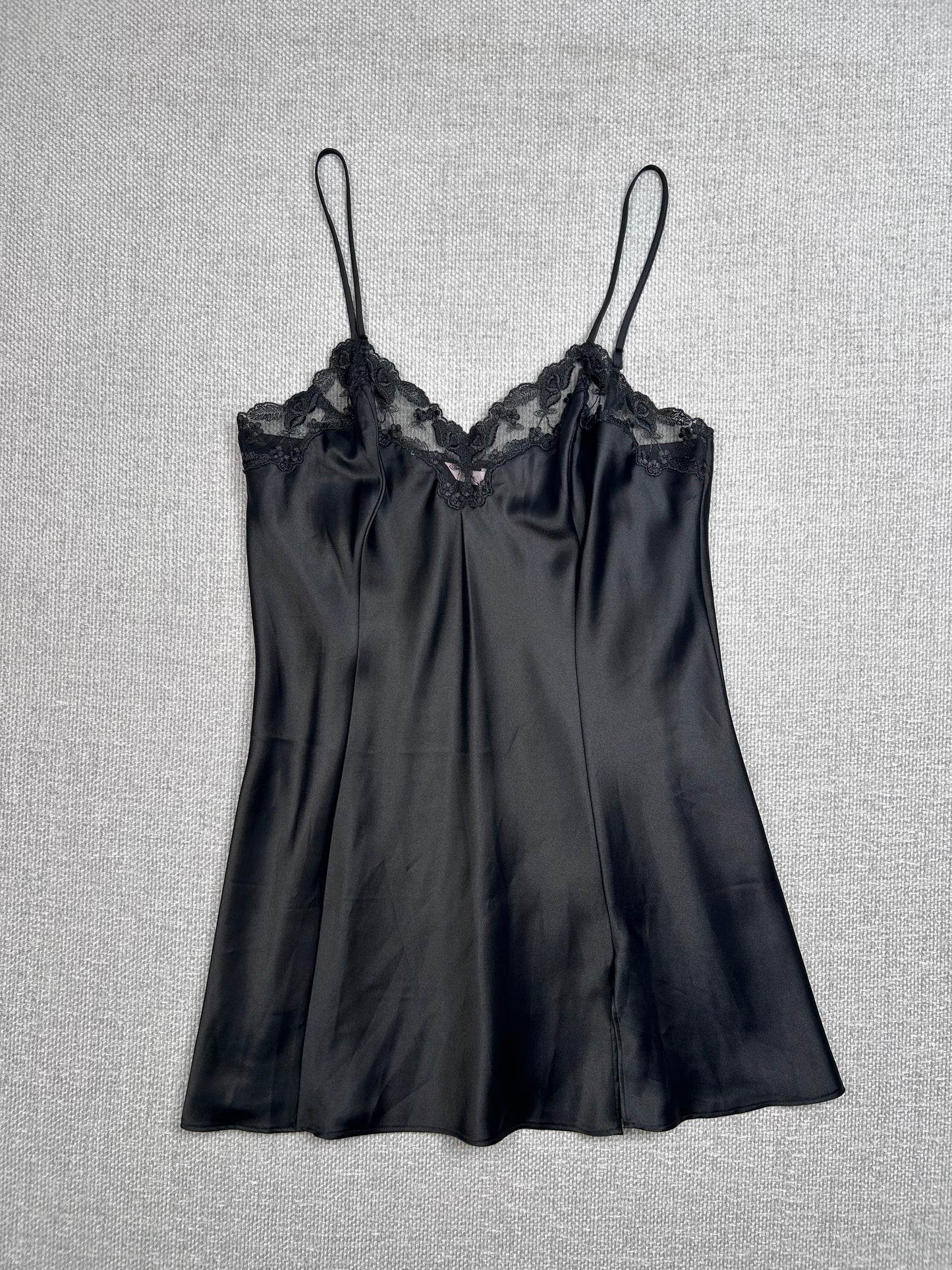 Y2K Black Slip Dress