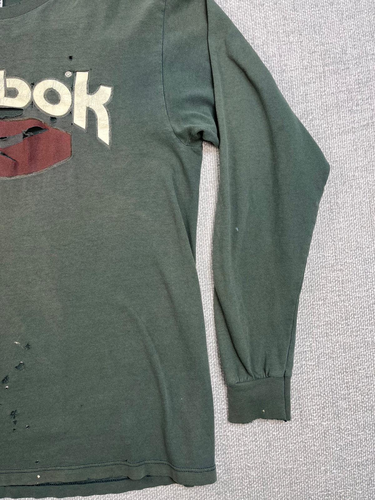 90's Reebok Distressed Long Sleeve