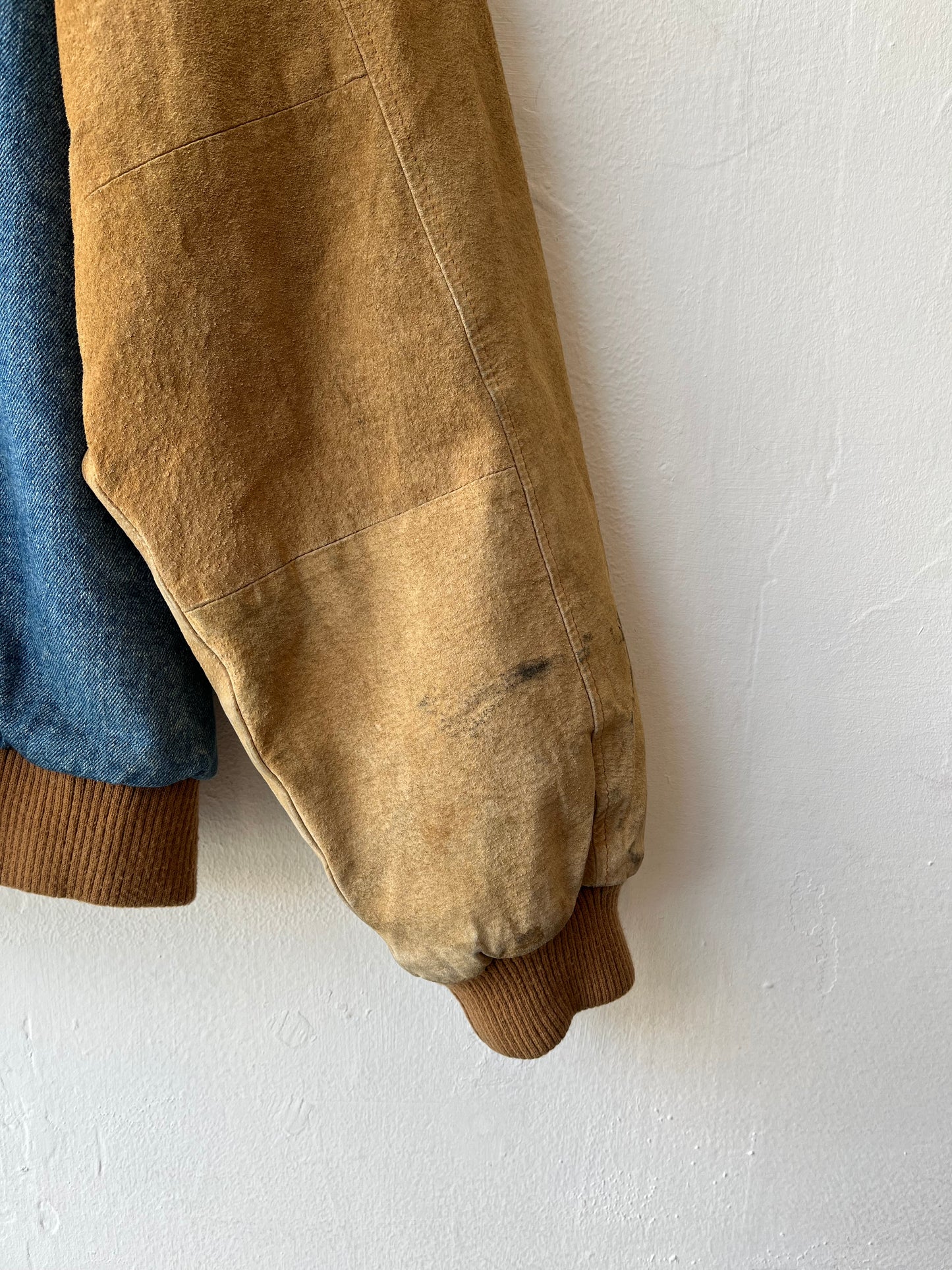 90's Arizona Suede Bomber Jacket
