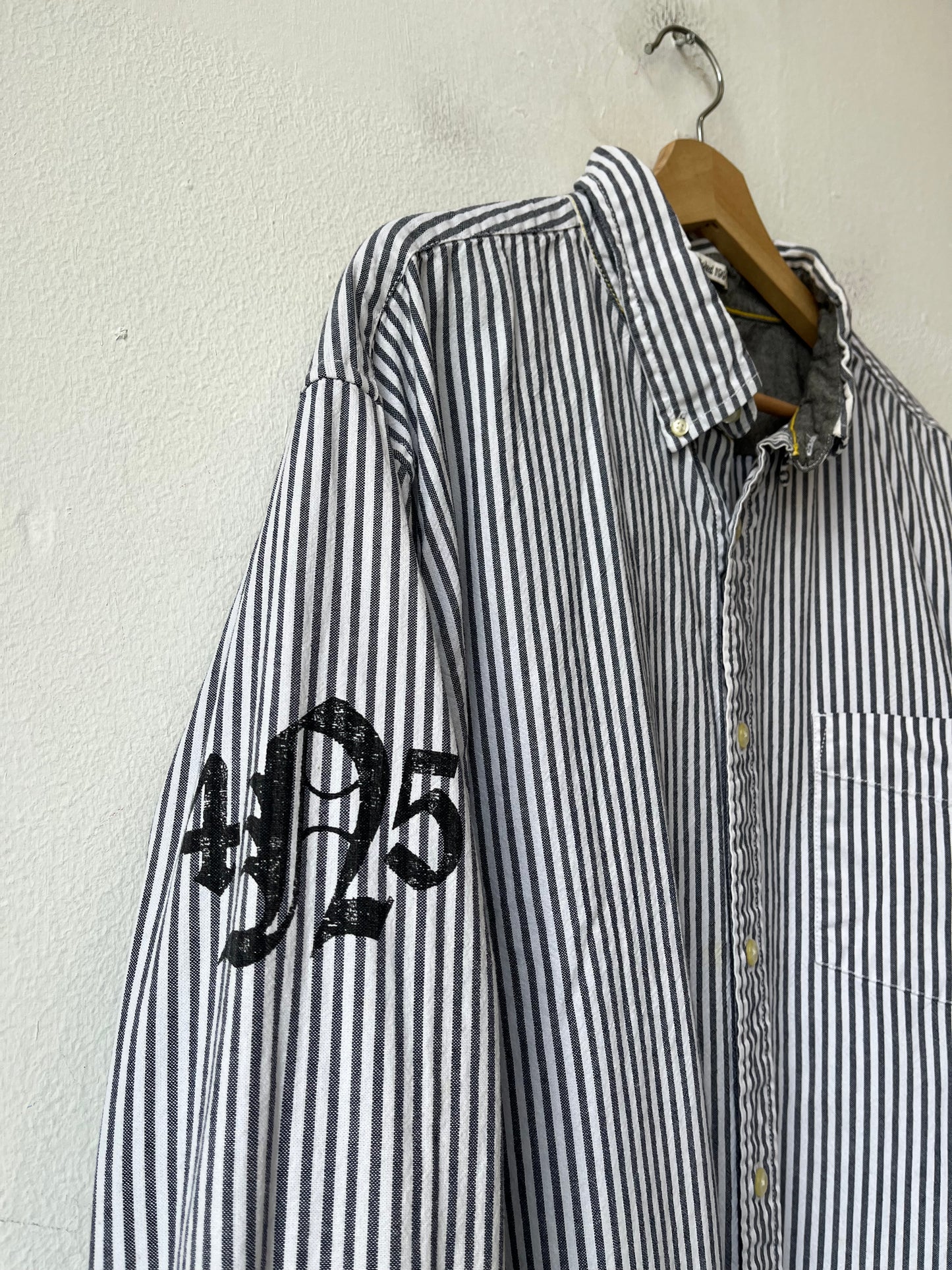 Y2K Striped Button Up Shirt