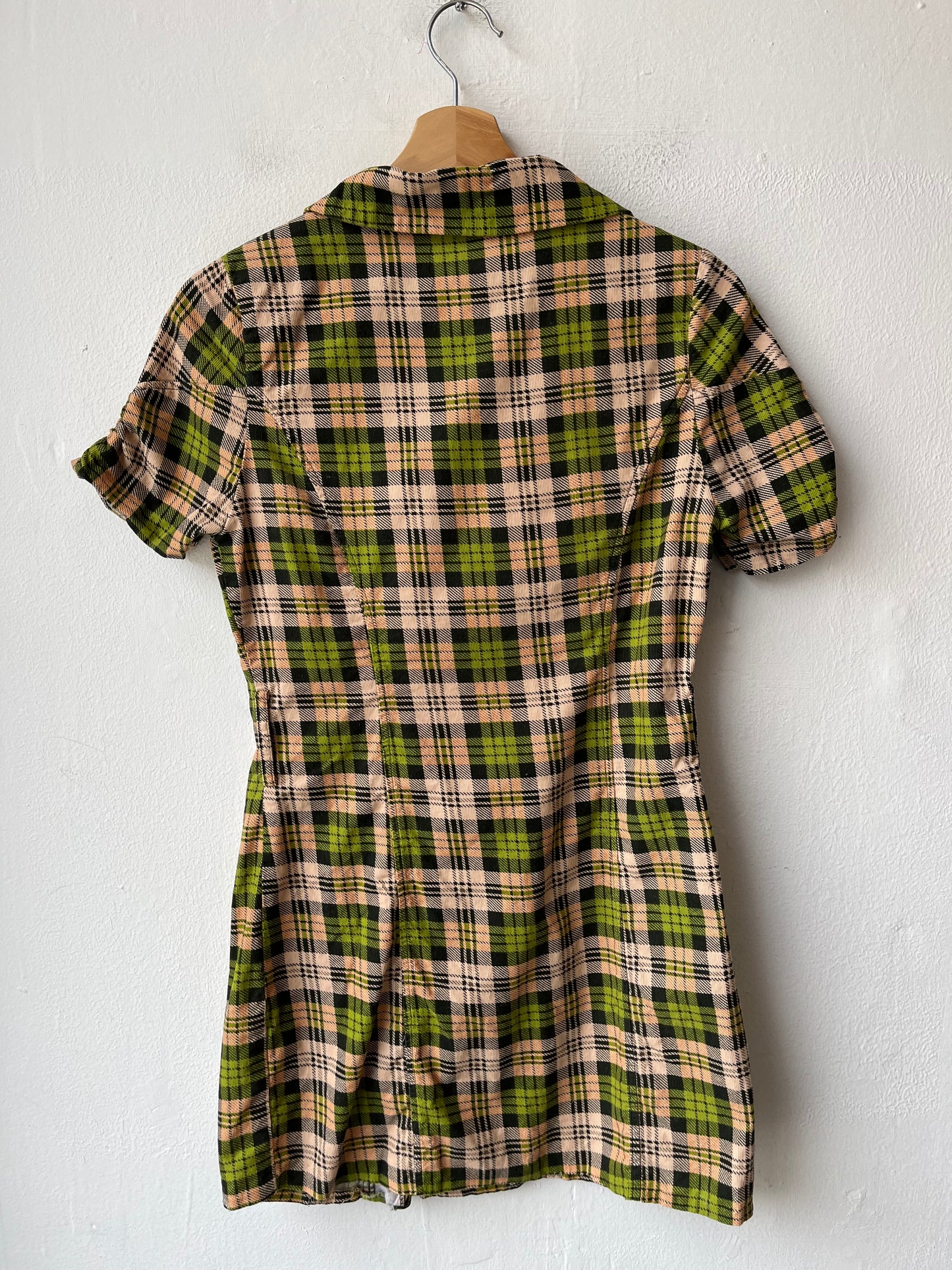 Y2K Plaid Mini Dress