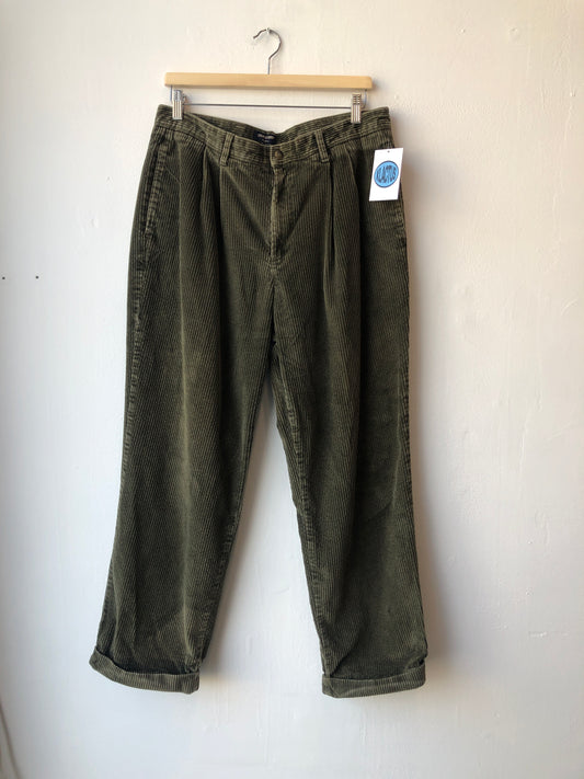 Y2K Green Corduroy 35"