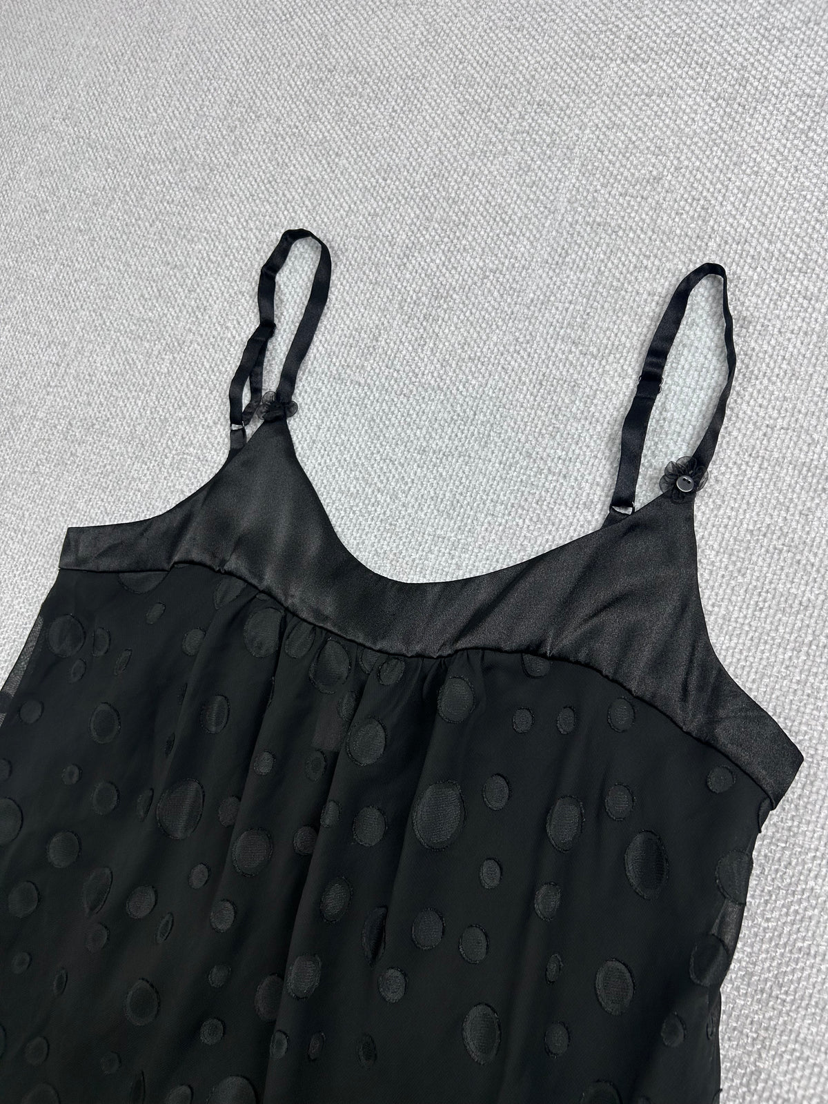 Y2K Oscar De La Renta Polka Dot Dress
