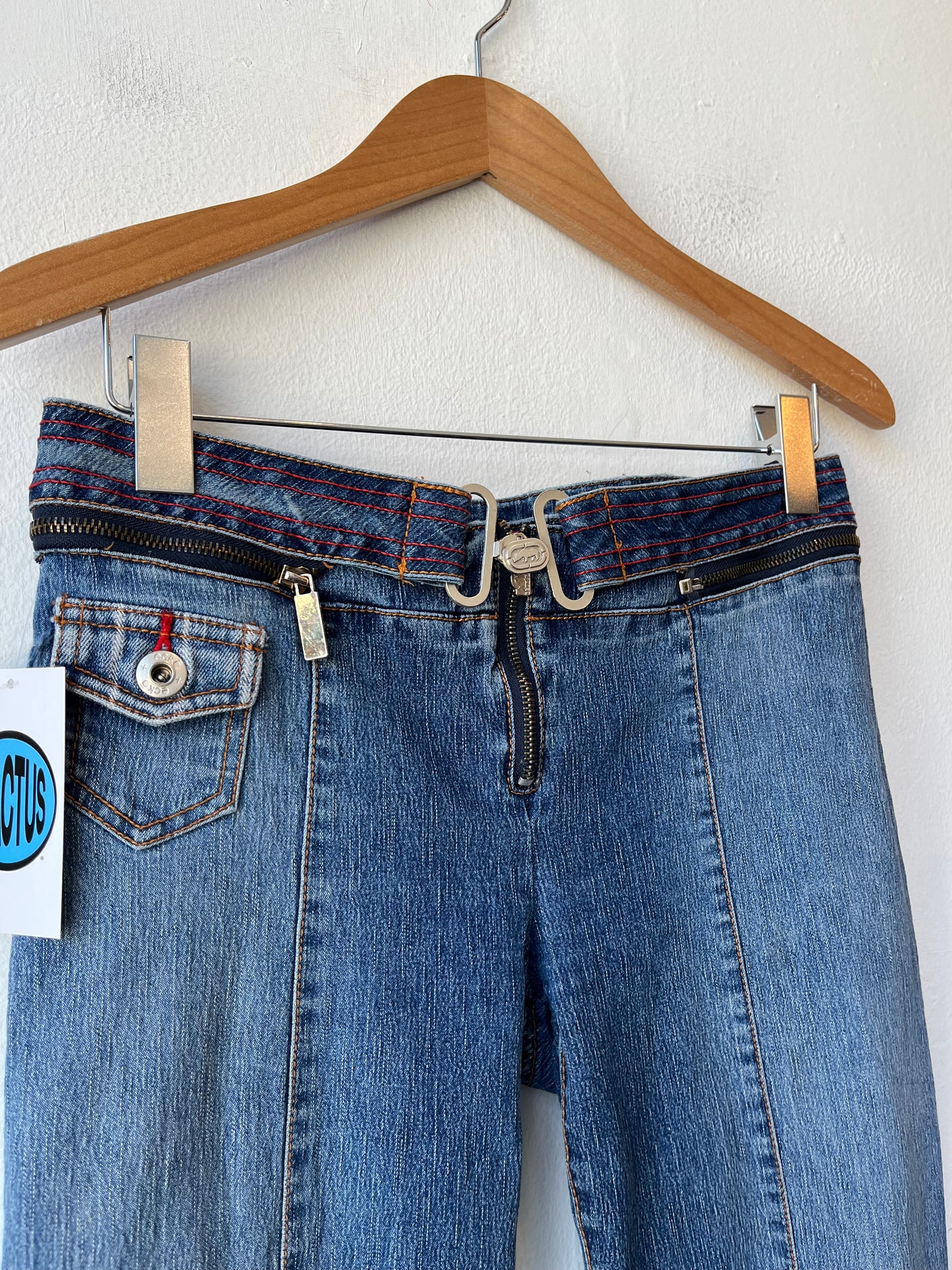 Y2K Ecko Red Patchwork Jeans 30"