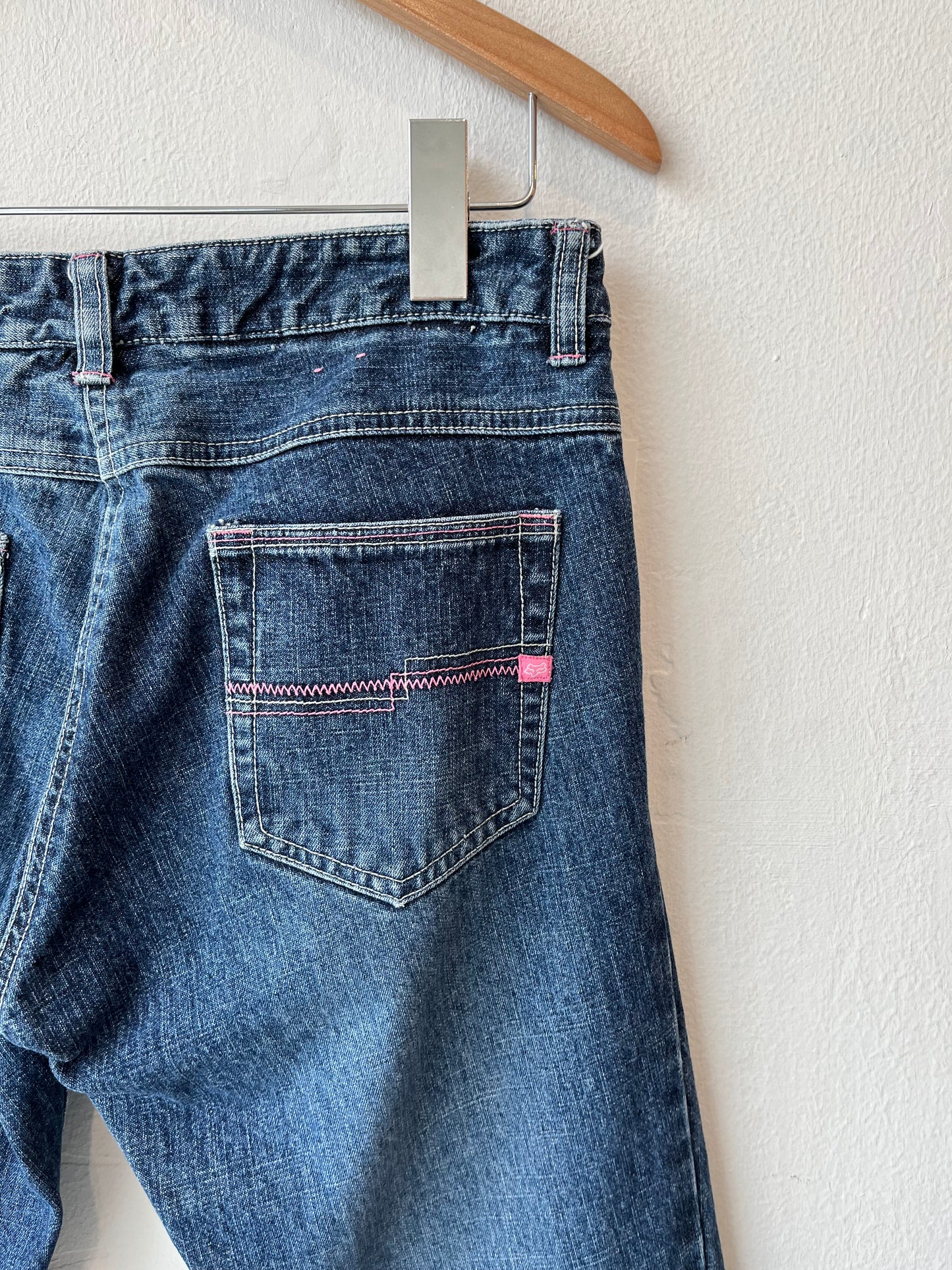 Y2K Fox Racing Low Rise Jeans 28"