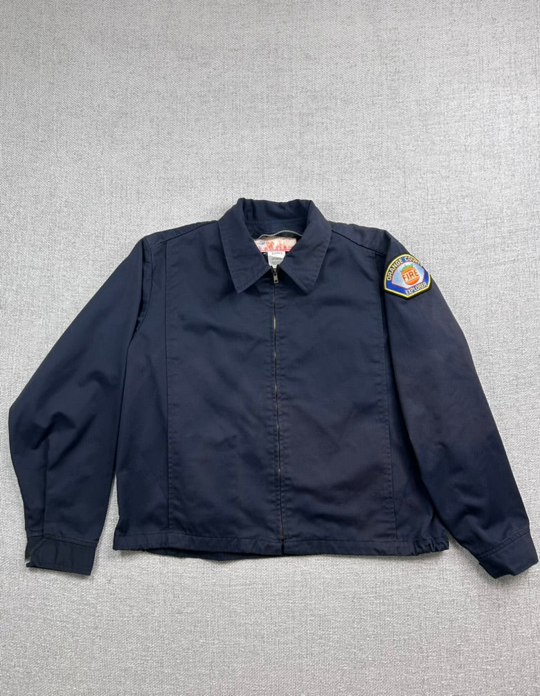 Y2K Orange County Fire Work Jacket