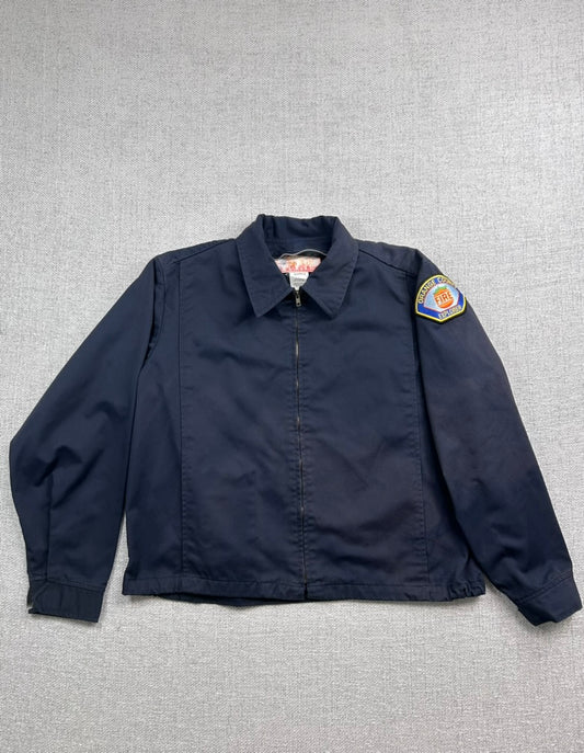 Y2K Orange County Fire Work Jacket