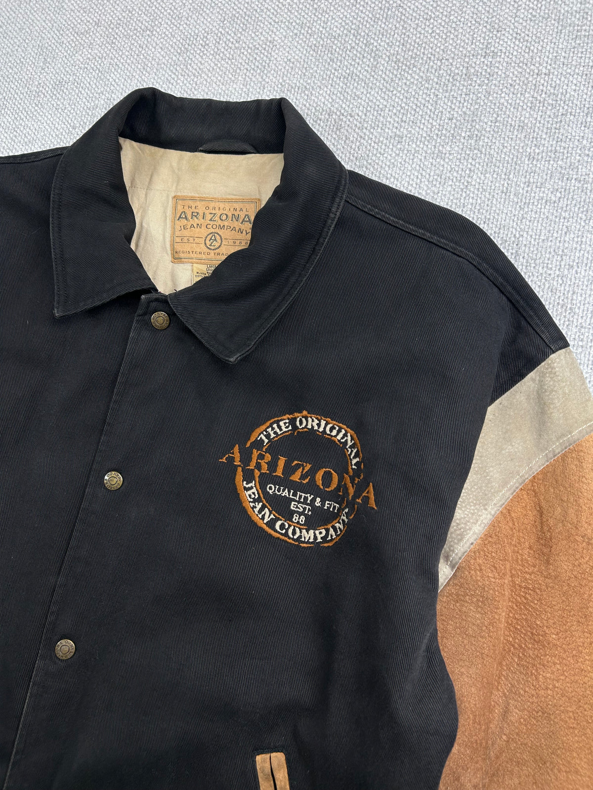 Y2K Arizona Suede Bomber Jacket