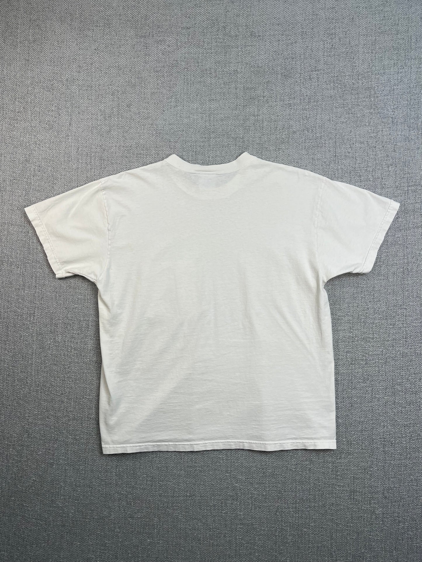 90's White Pocket Tee