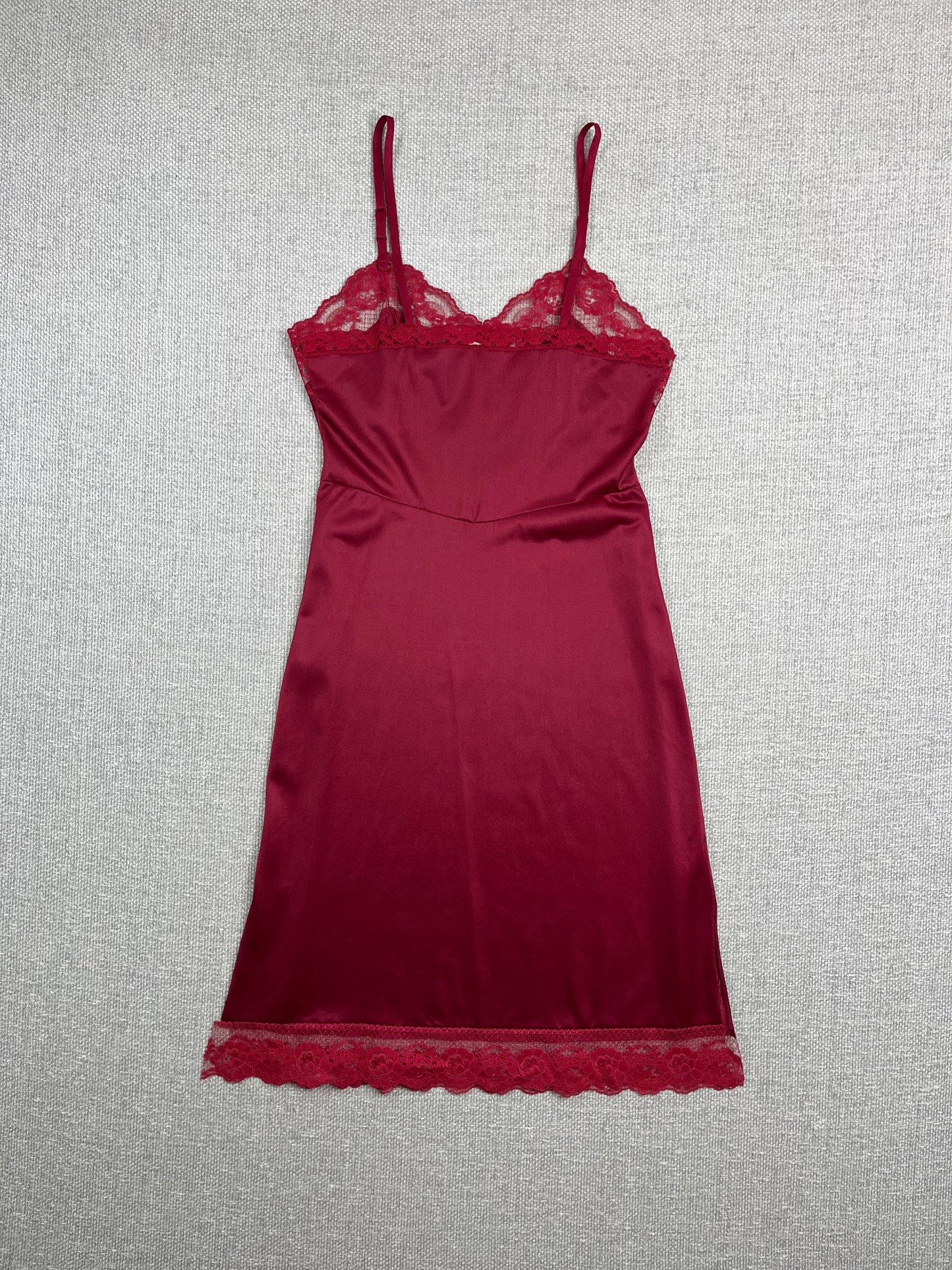 80's Maroon Slip Dress