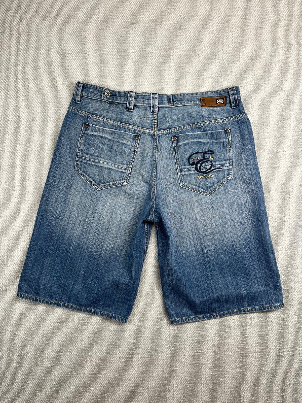 Y2K Ecko Baggy Denim Shorts 40"