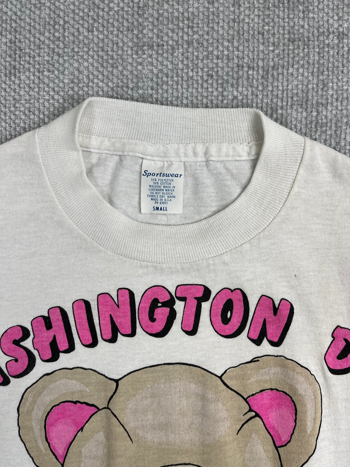 80's Washington DC Bear T-Shirt
