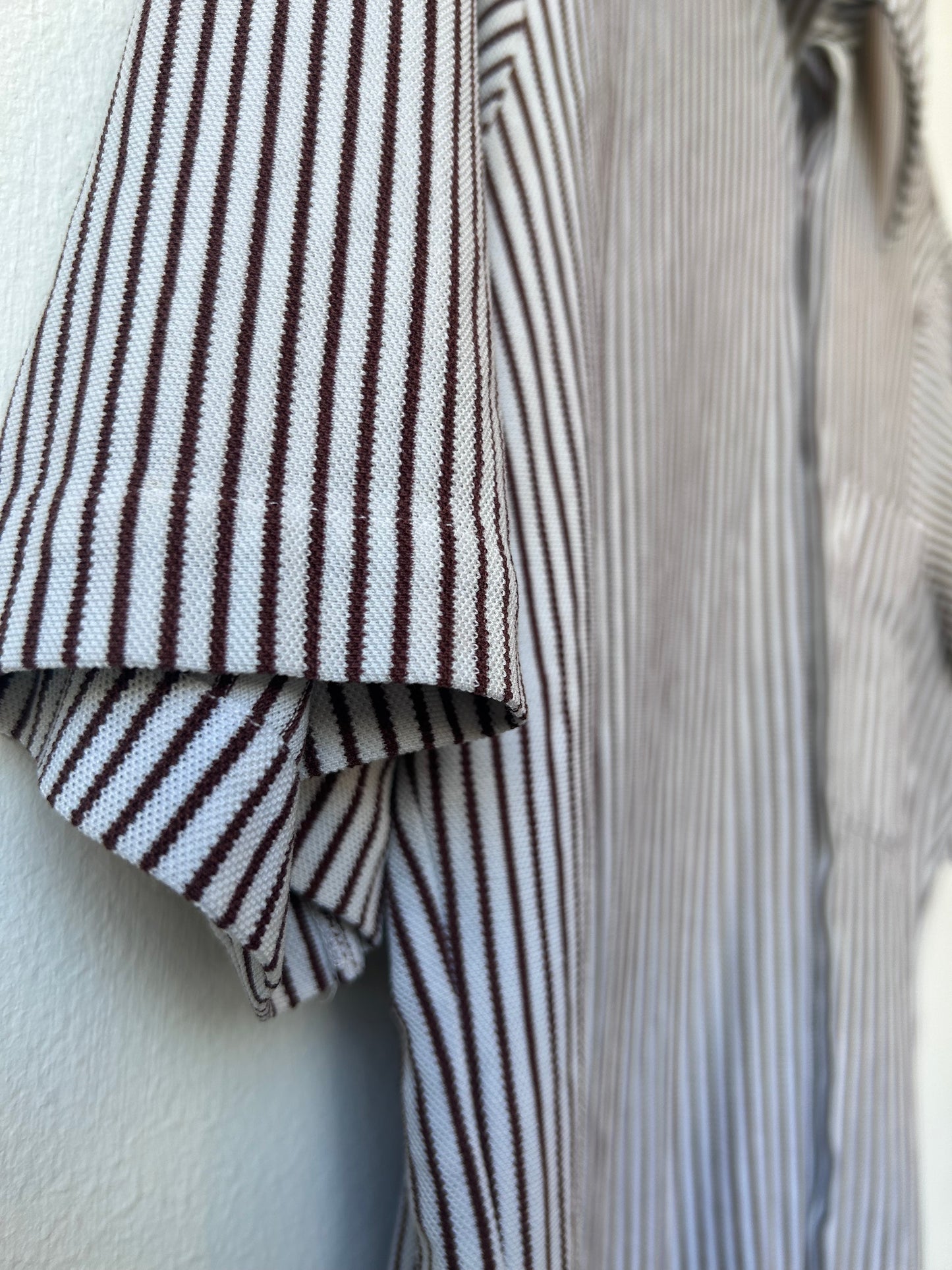 60's Striped Button Down