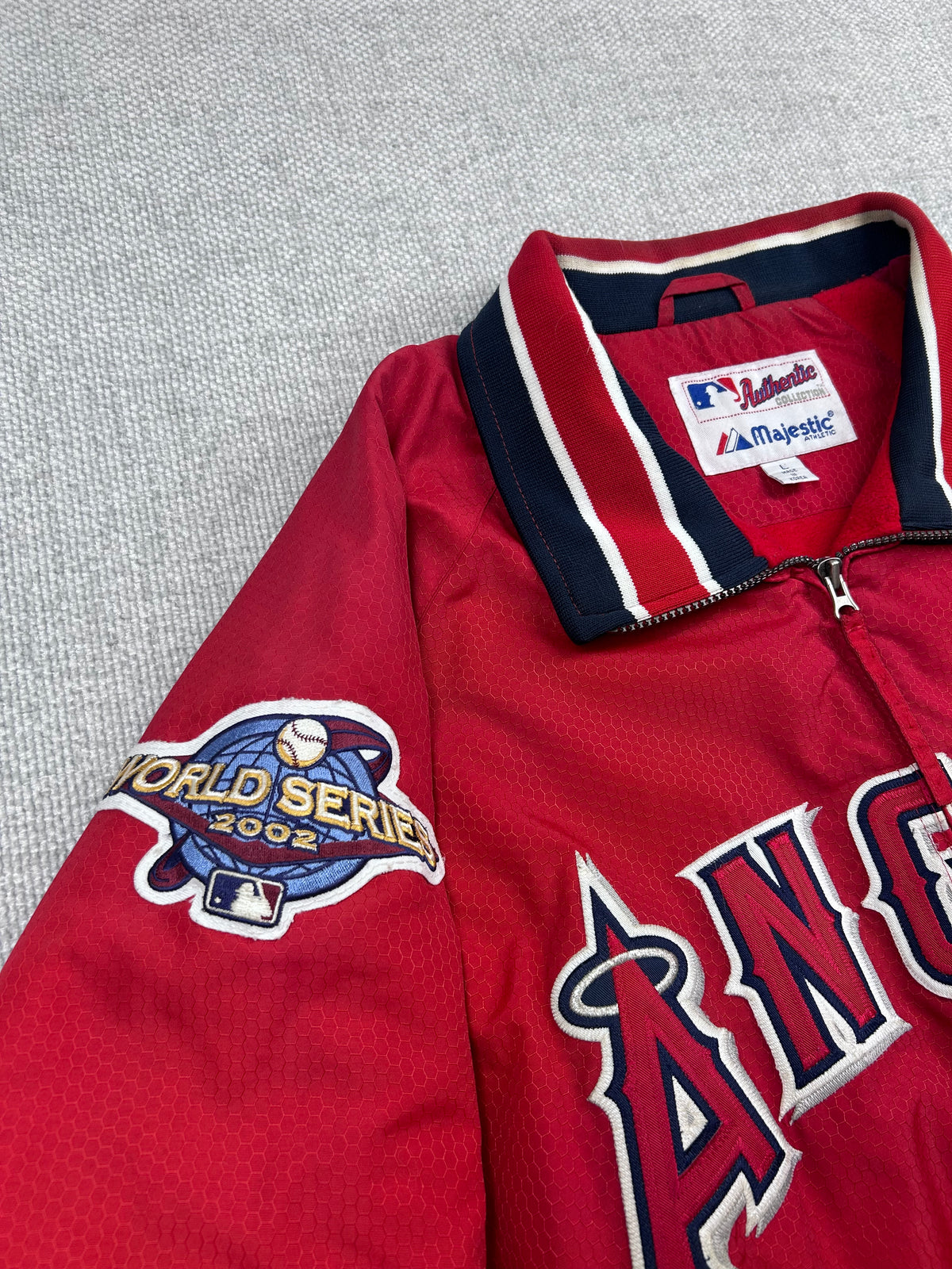2002 Angels World Series Bomber Jacket