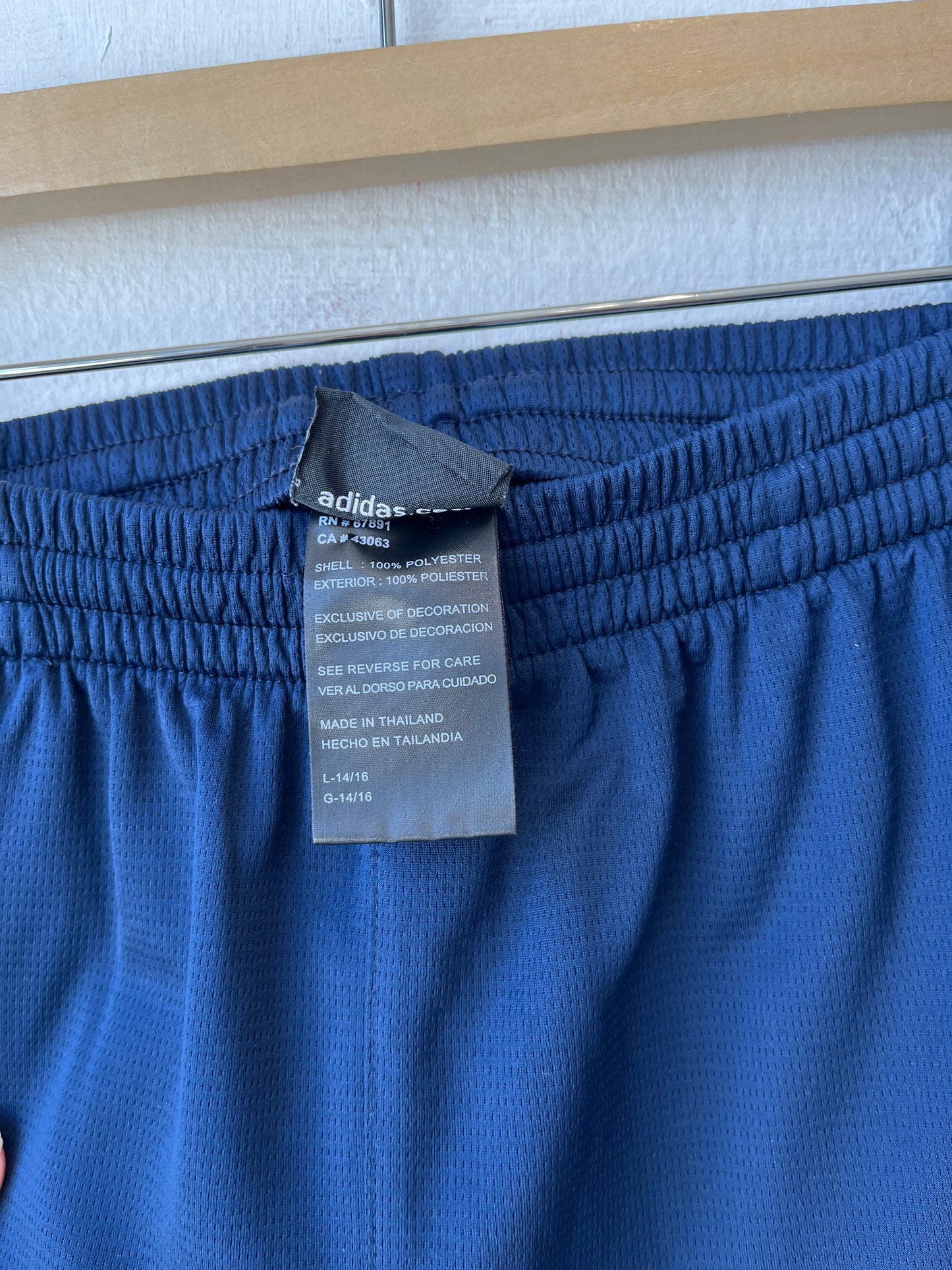 Y2K Adidas Basketball Shorts 24-28"