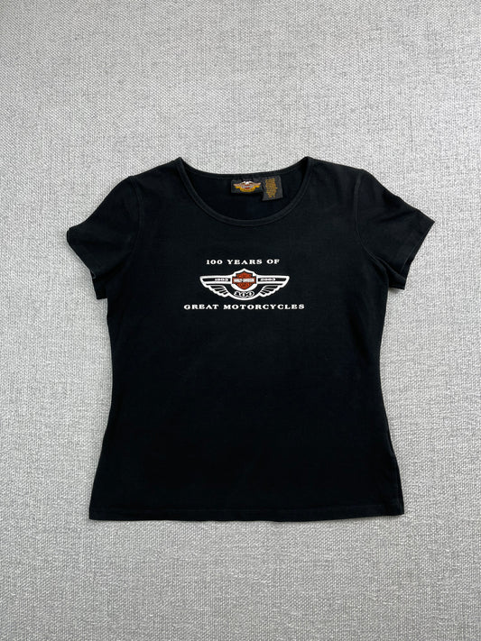 Y2K 100 Years Harley Davidson Top