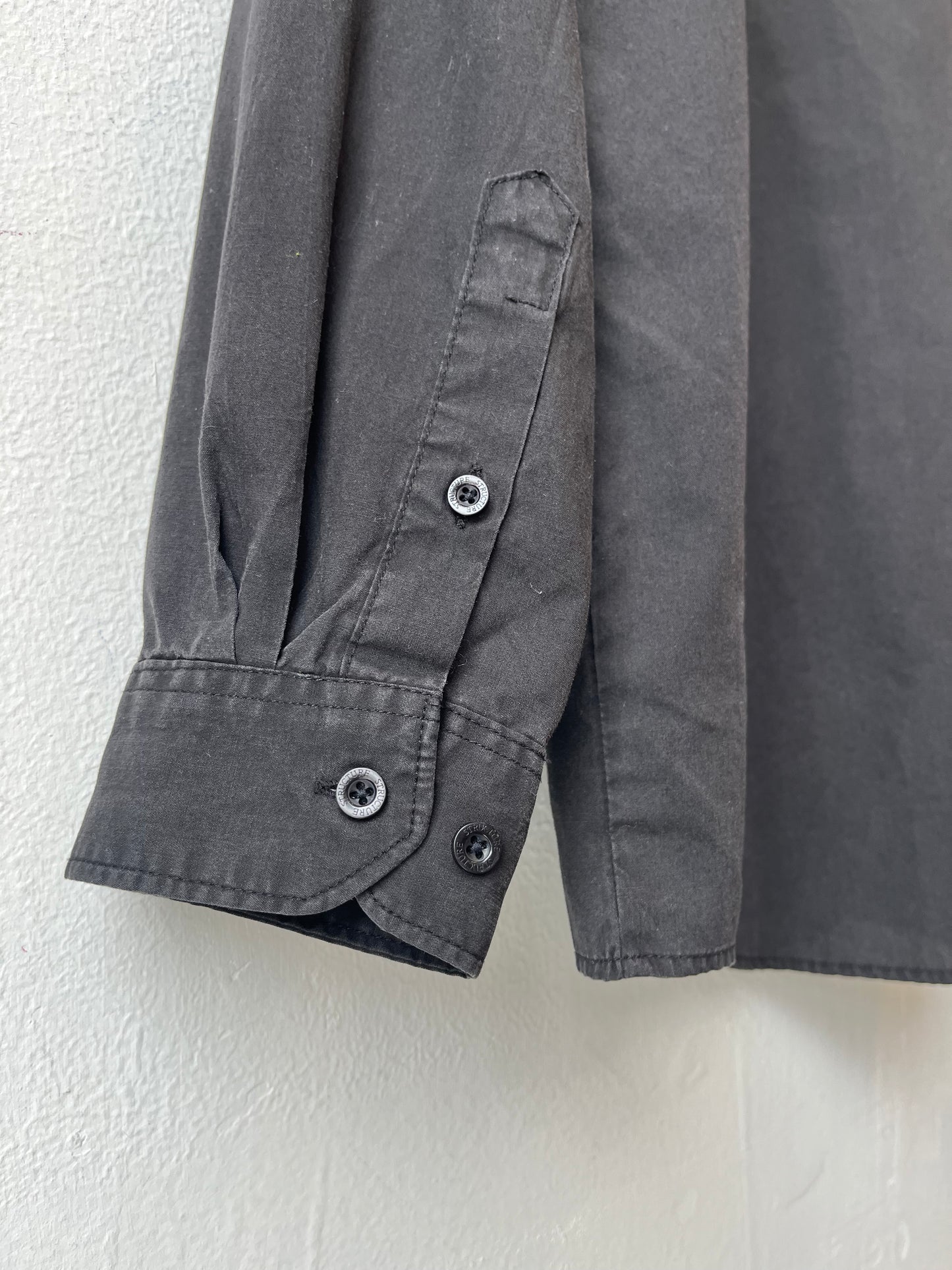 Y2K Black Dress Shirt