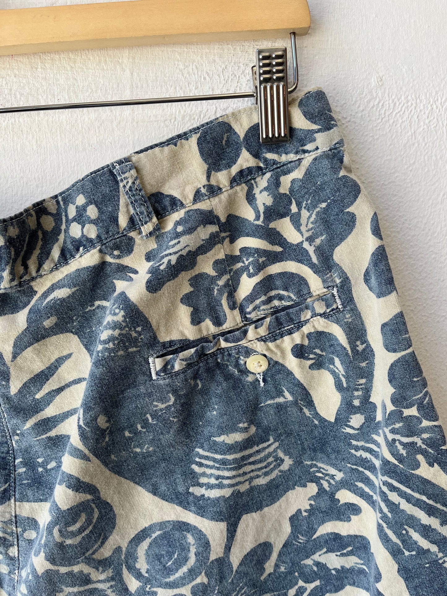 80's Polo Linen Shorts 34"