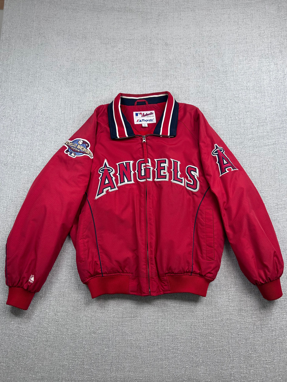 2002 Angels World Series Bomber Jacket
