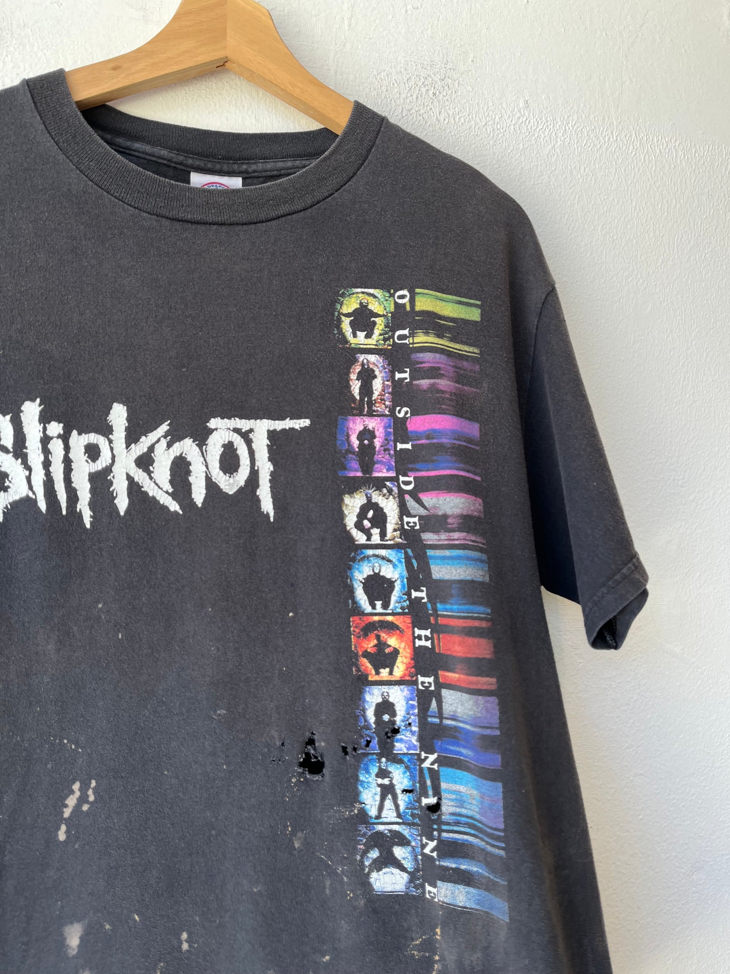 Y2K Slipknot Outside the Nine T-Shirt