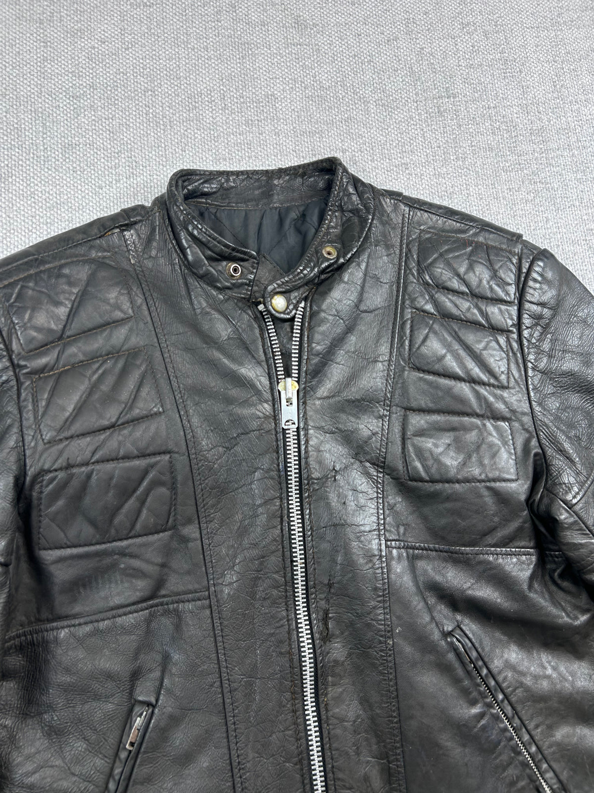 70’s Leather Motorcycle Jacket
