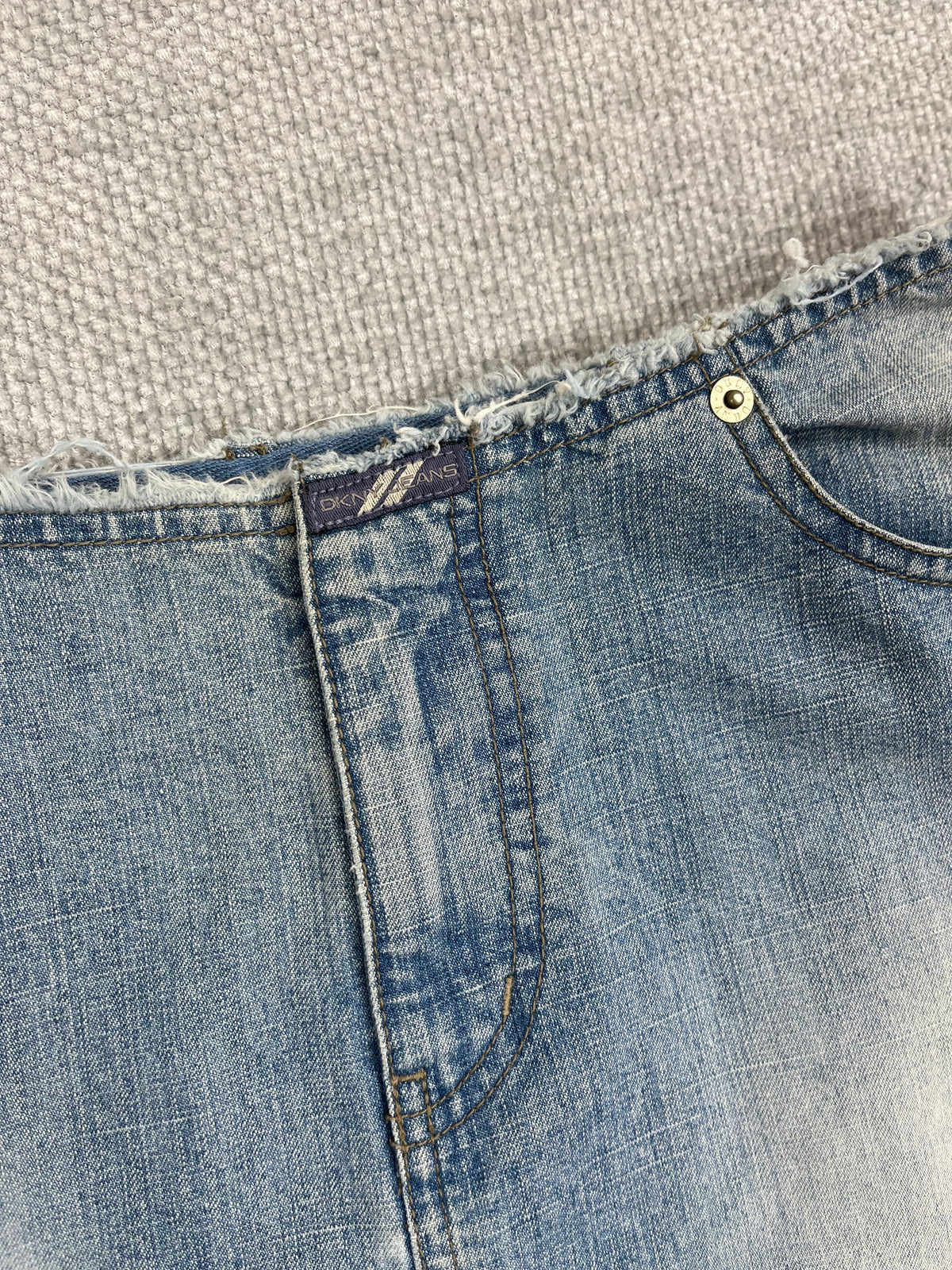 Y2K DKNY Denim Midi Skirt 27"