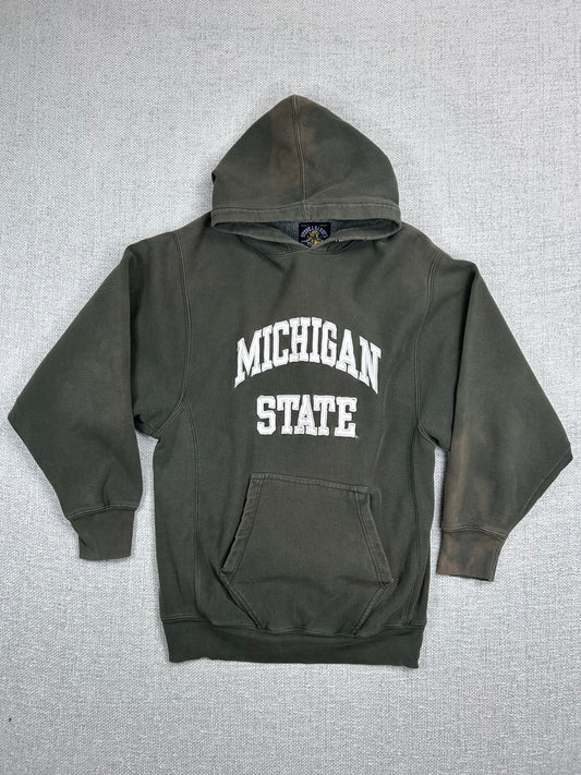 Y2K Green Michigan State Hoodie