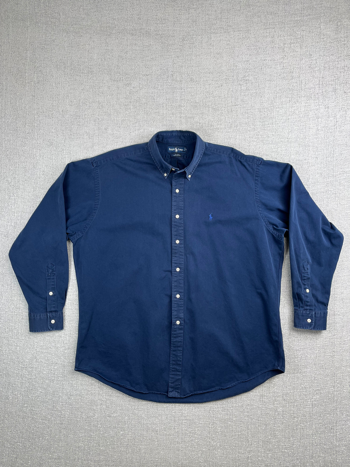 90's Ralph Lauren Navy Button Up Shirt