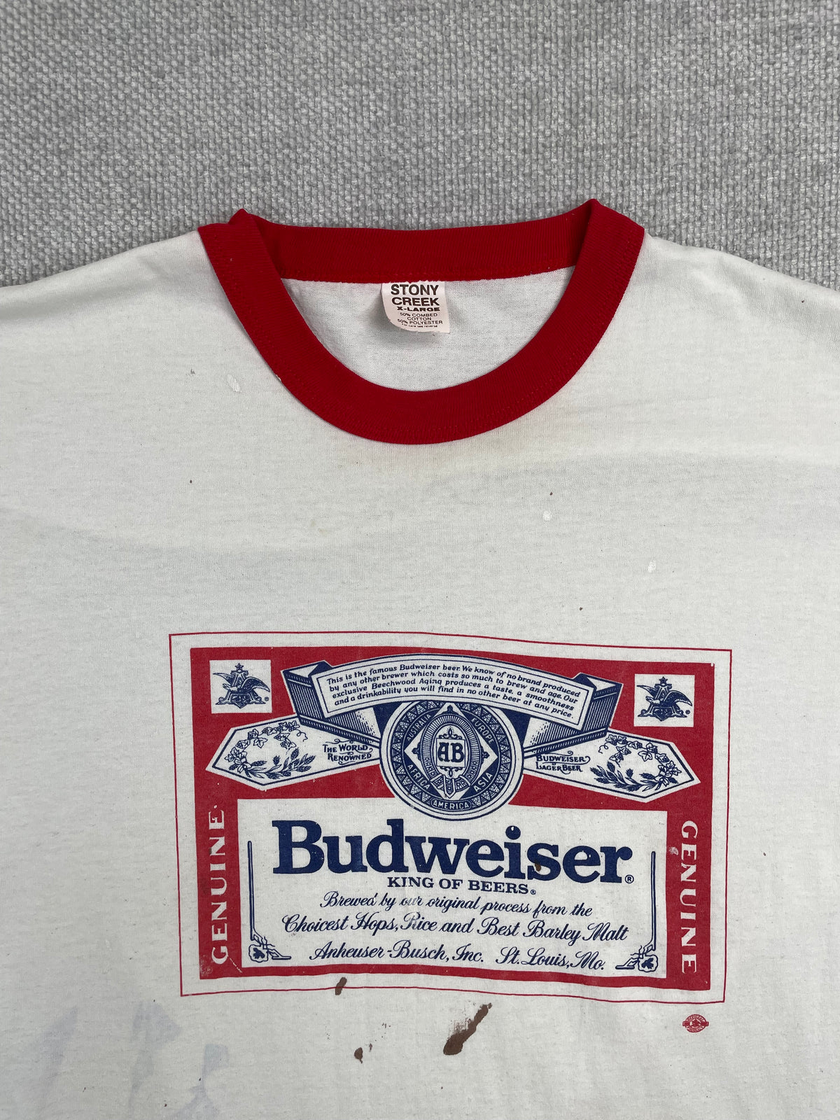 90's Budweiser Ringer T-Shirt