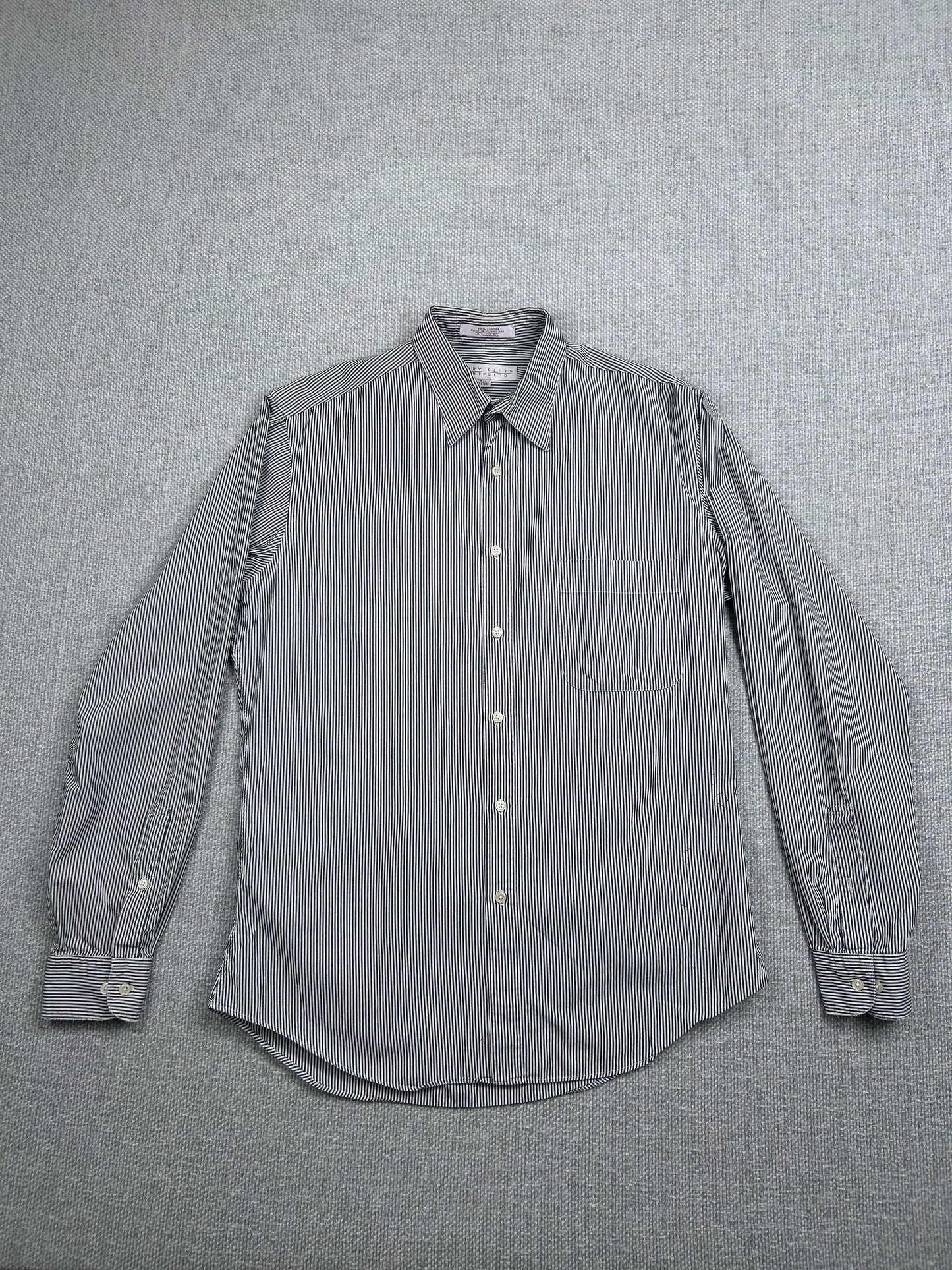 Y2K Striped Button Down