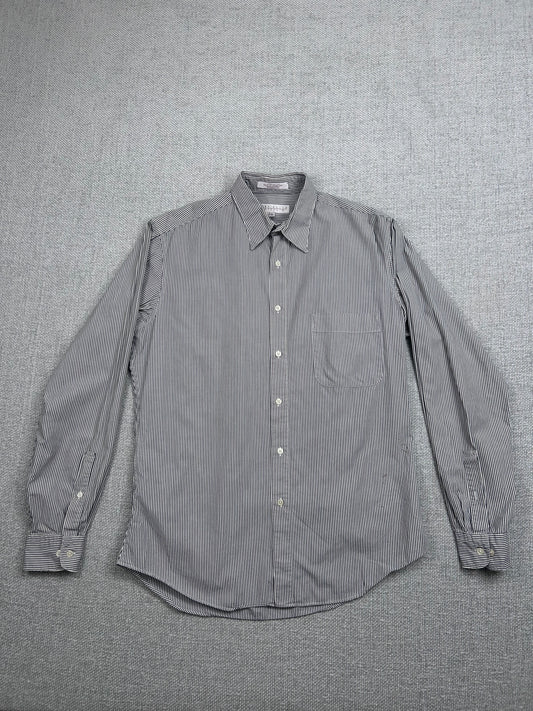 Y2K Striped Button Down