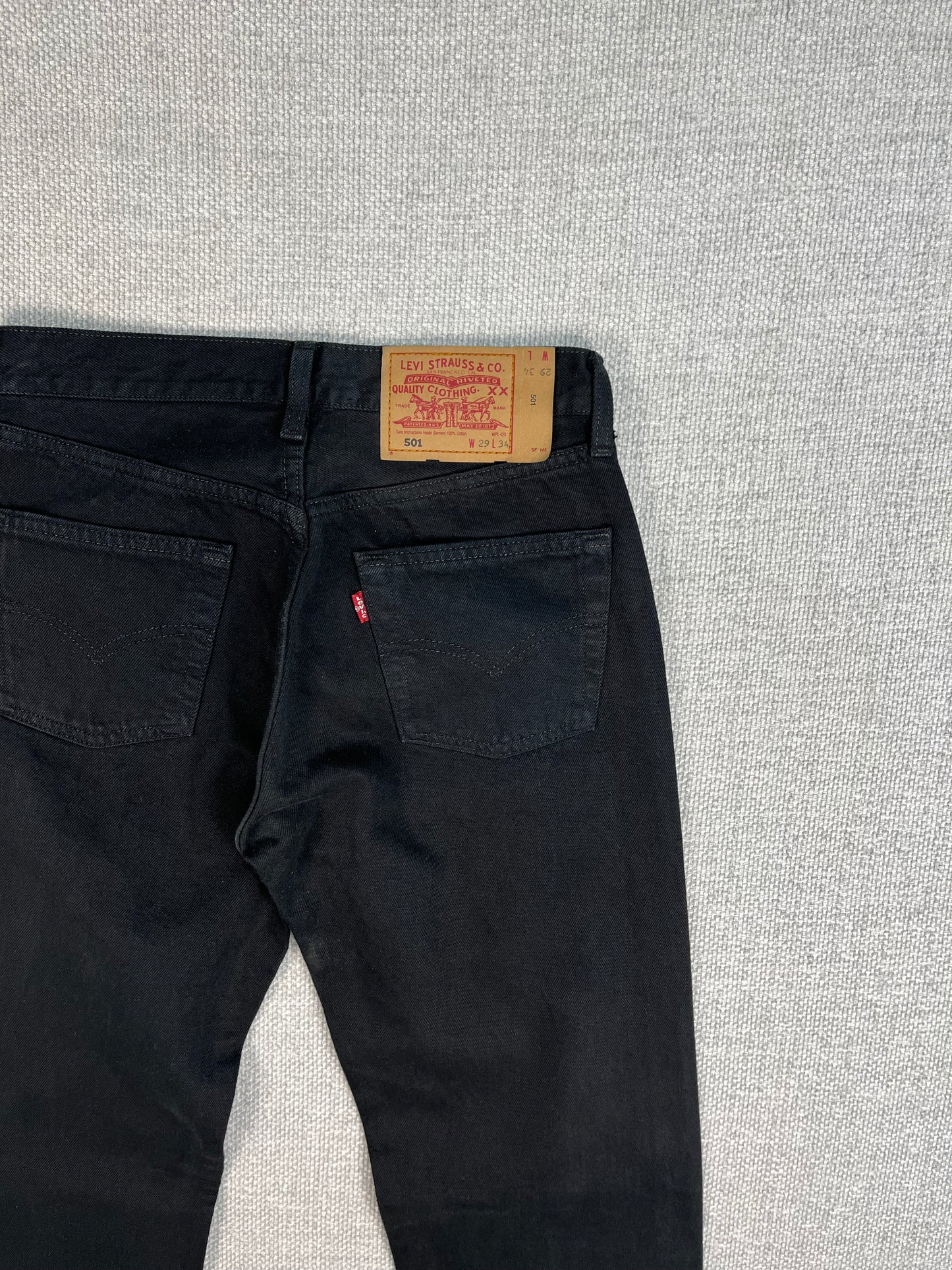 90's Levi's 501 Black Jeans 28"
