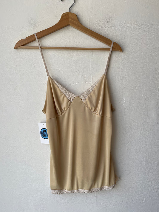 80's Cream Lace Camisole