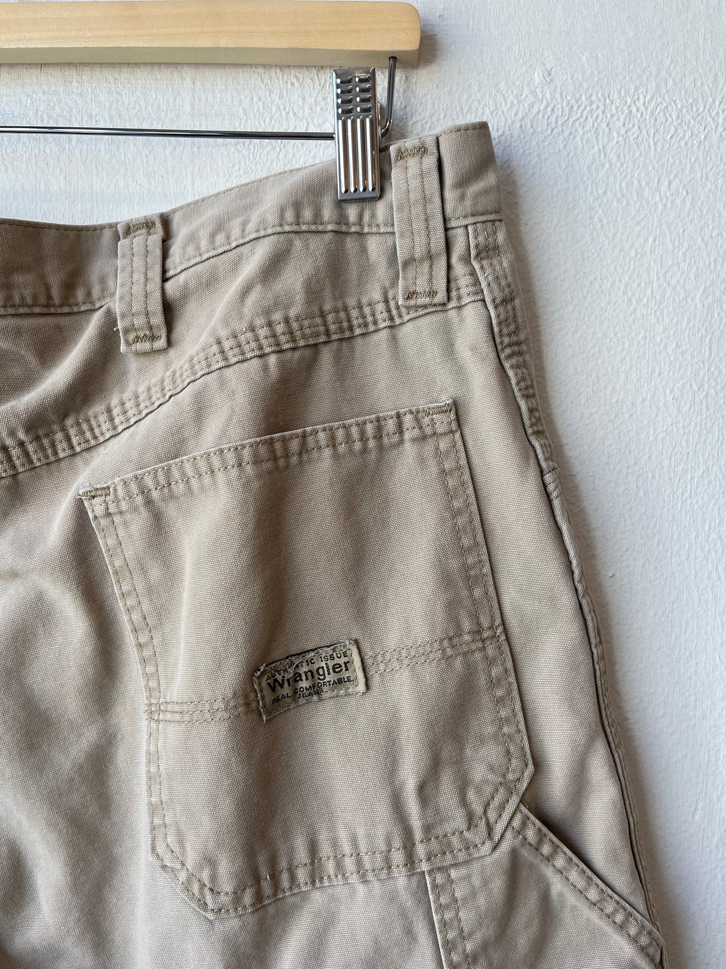 Y2K Wrangler Tan Shorts 36"