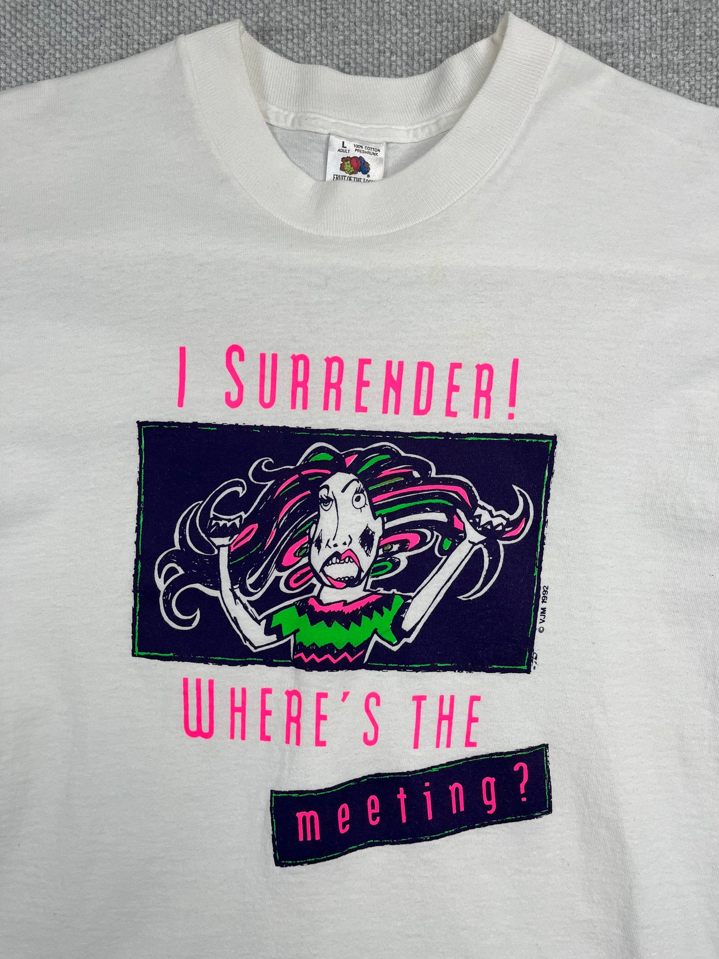 1992 Where's The Meeting T-Shirt