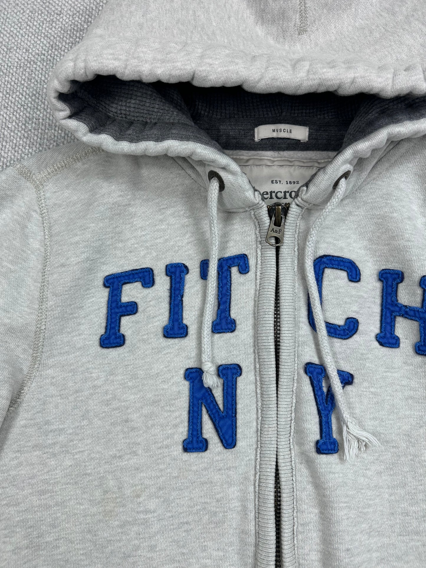 Y2K Abercrombie and Fitch Zip Up Hoodie
