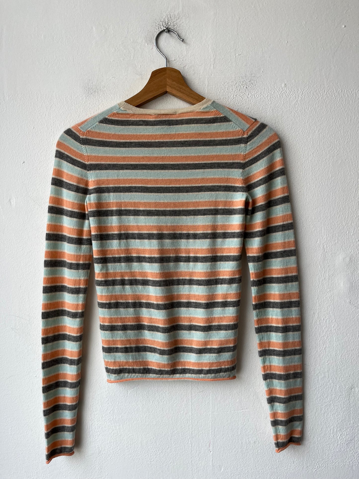 Y2K Cashmere Striped Shirt