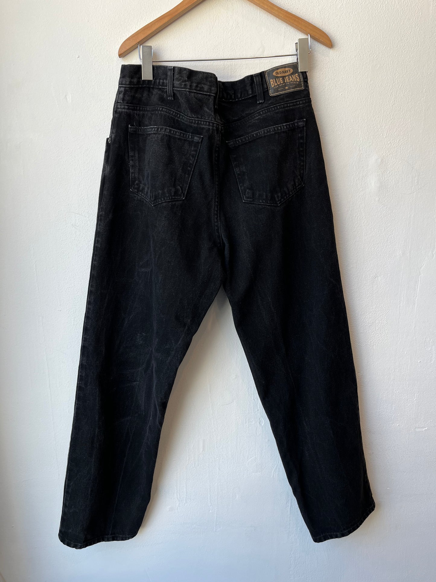 Y2K Old Navy Black Jeans 34"