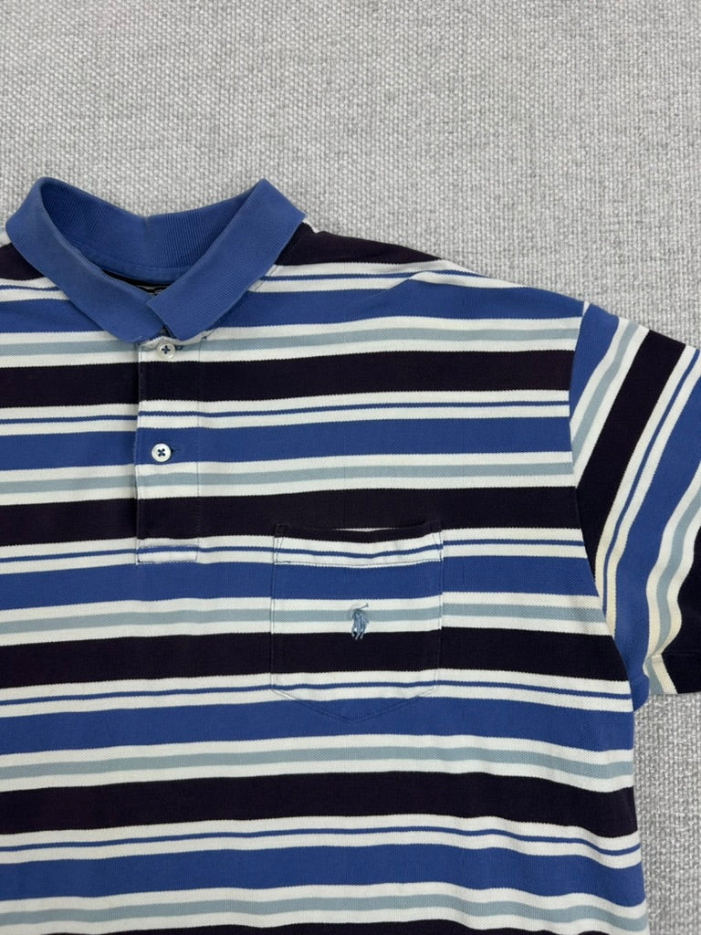 Y2K Polo Sport Striped Shirt