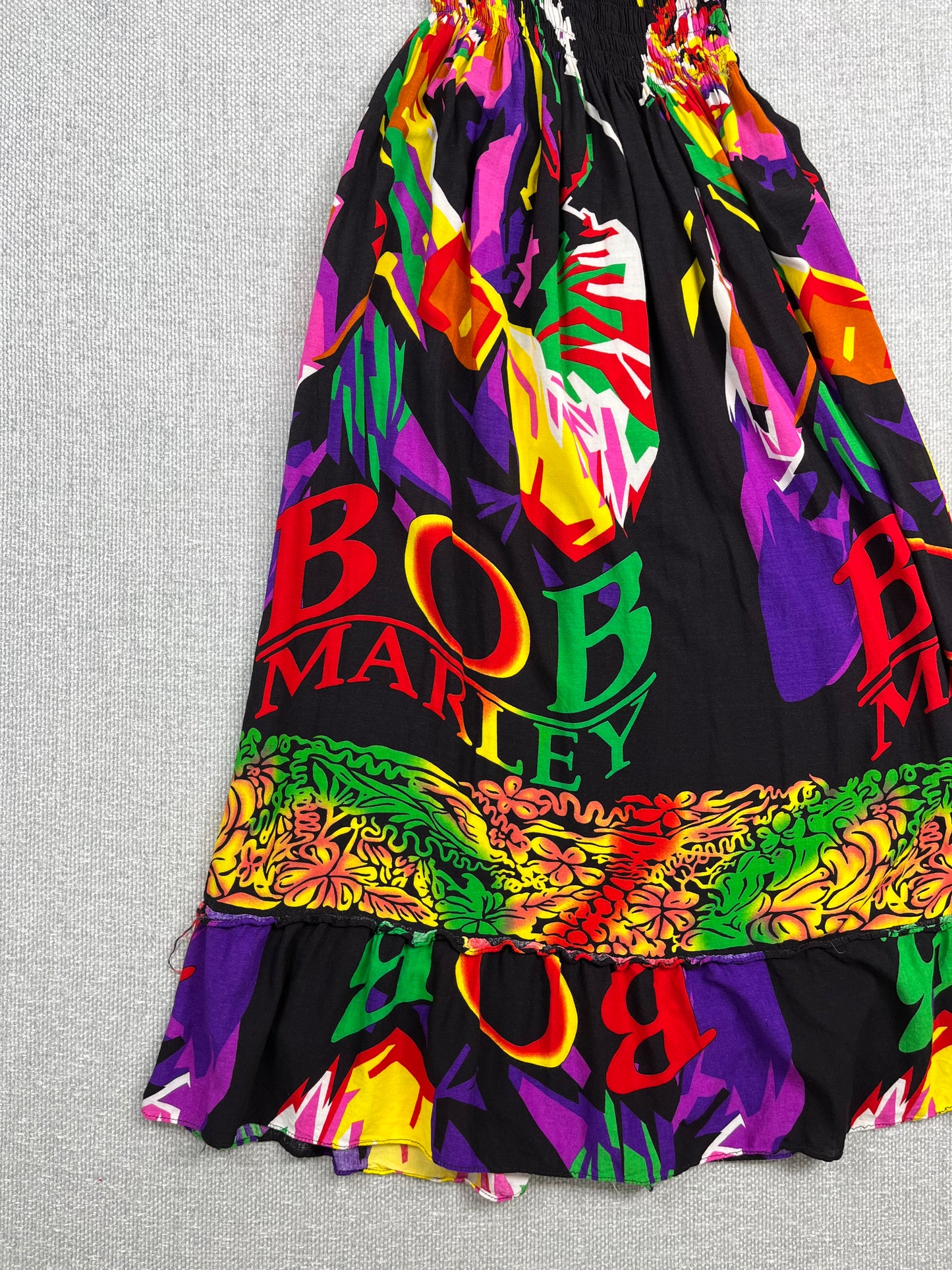 Y2K Bob Marley Halter Maxi Dress