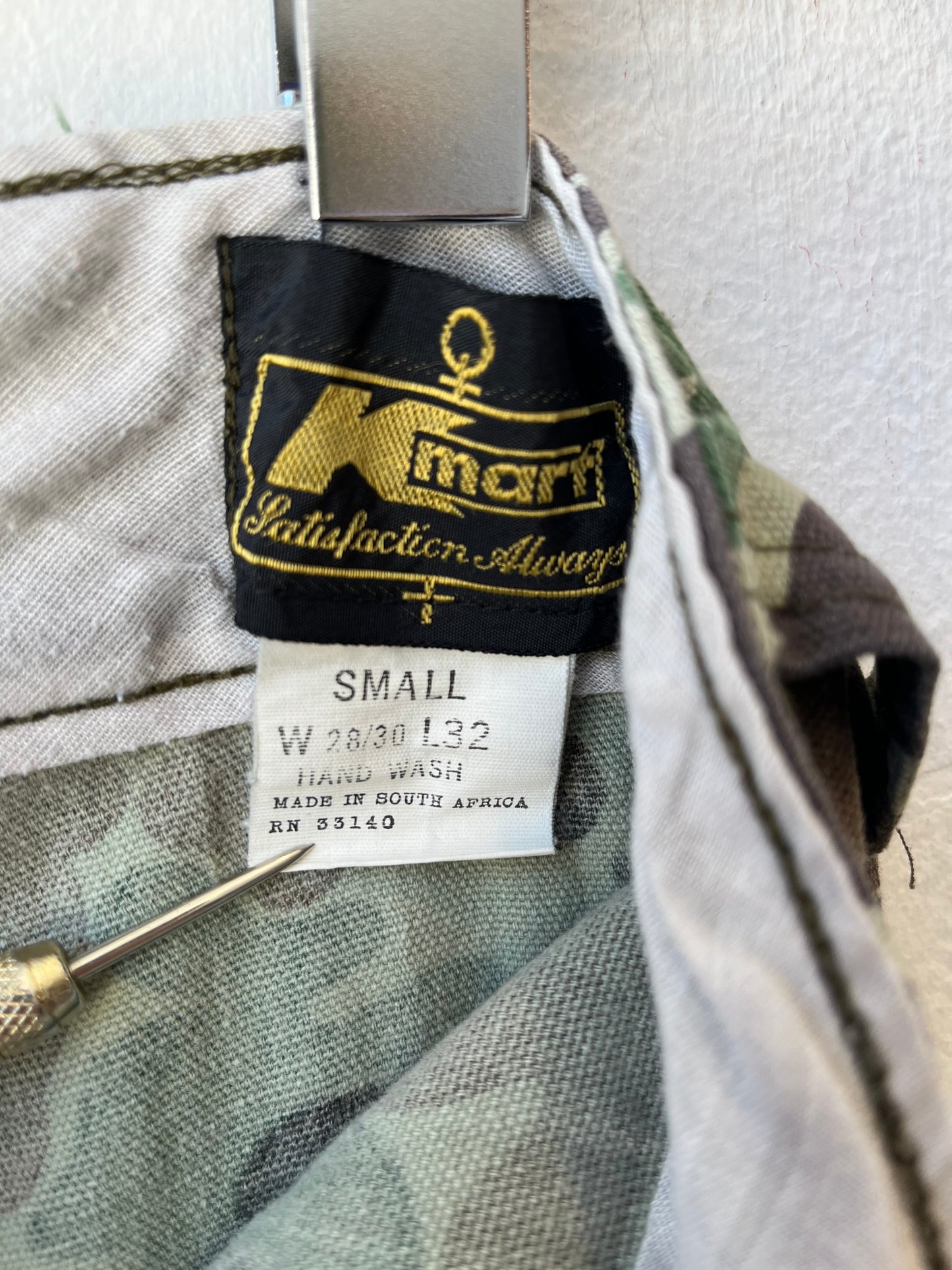80's Duck Camo Pants 27"
